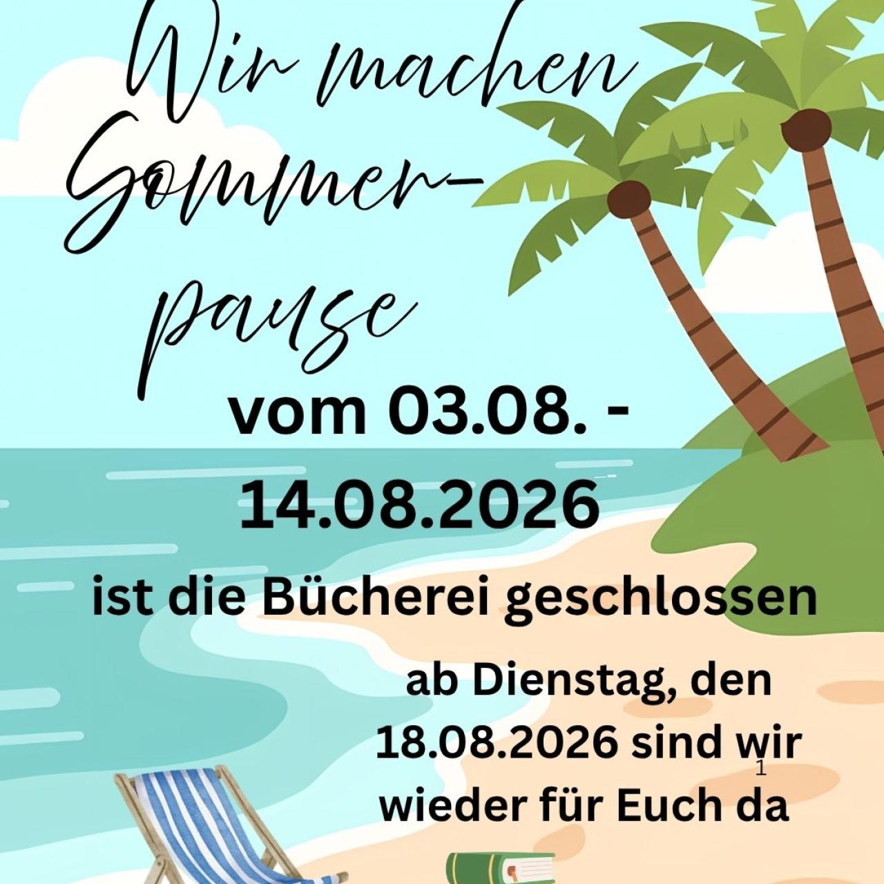Sommerpause 2026